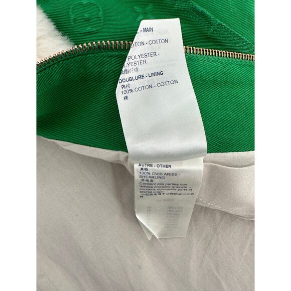 Louis Vuitton Green Monogram Shearling Workwear Jacket - Picture 5 of 8